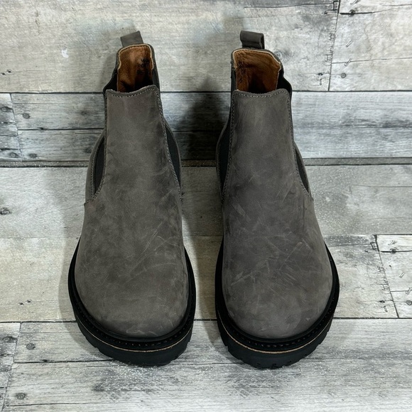 BIRKENSTOCK Stalon Nubuck Leather Chelsea Boot - Graphite - Sz - 6-6.5 / 37.EU - Picture 2 of 9